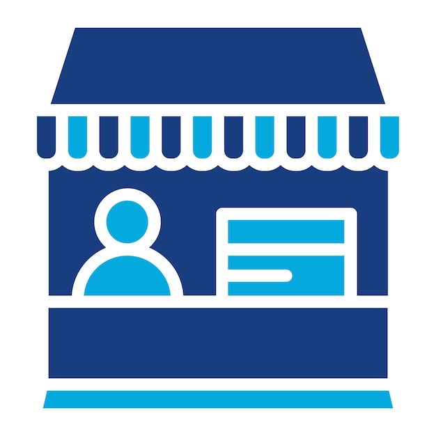Imagen vectorial de íconos de venta al por menor Puede utilizarse para la tienda en línea