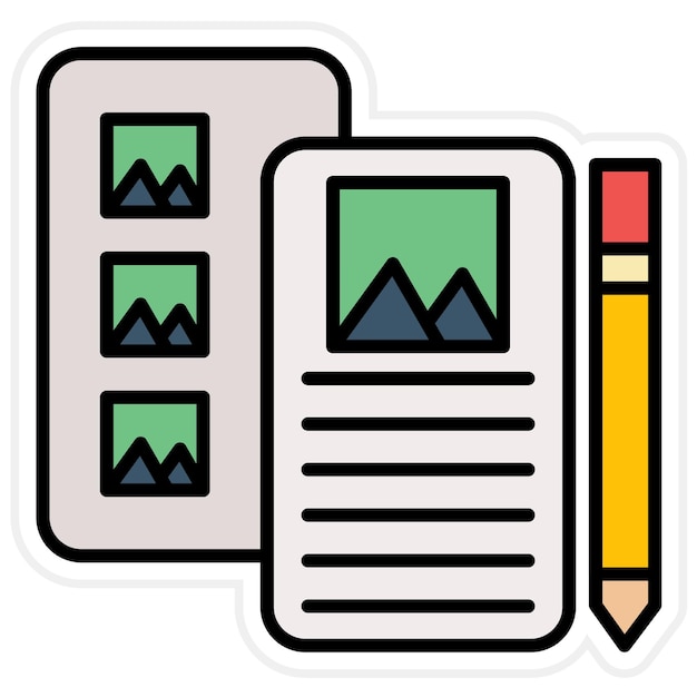 Imagen vectorial de íconos de Wireframe de alta fidelidad Se puede usar para UX e UI