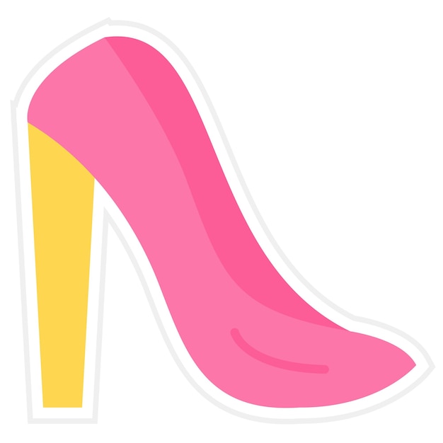 Vector imagen vectorial de iconos de zapatos para mujeres se puede usar para moda