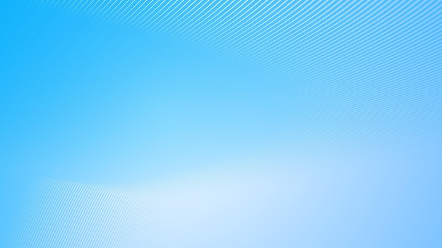 Imagen vectorial de línea curva de fondo abstracto con gradiente azul profundo del cielo con rayas