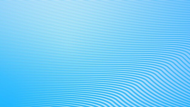 Imagen vectorial de línea curva de fondo abstracto con gradiente azul profundo del cielo con rayas