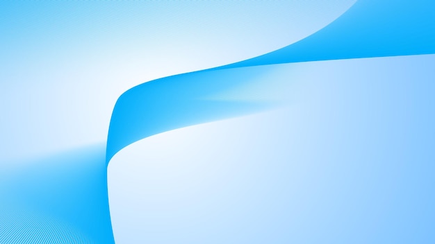 Imagen vectorial de línea curva de fondo abstracto con gradiente azul profundo del cielo con rayas