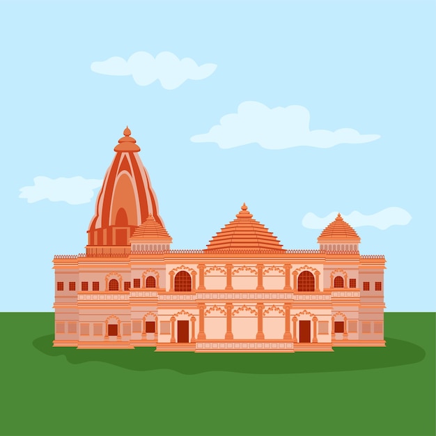 Vector imagen vectorial del mandir