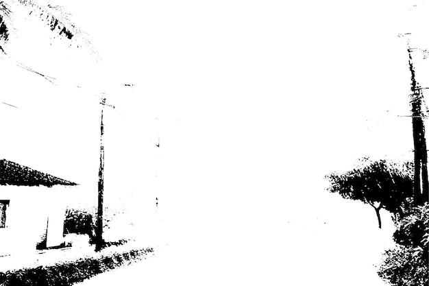 imagen vectorial negra en fondo blanco superposición grunge textura de fondo monocromática