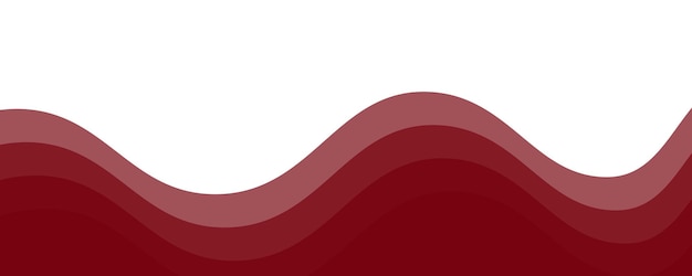Imagen vectorial de papel de pared de fondo de onda roja Ilustración del diseño gráfico de onda para telón de fondo o pres