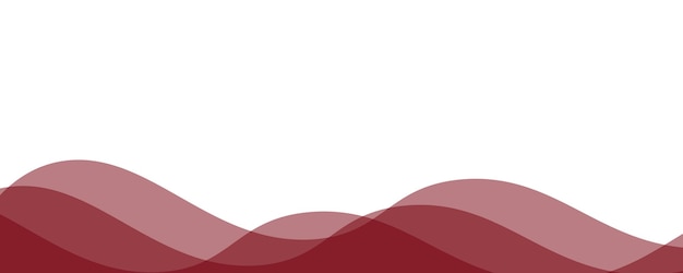 Imagen vectorial de papel de pared de fondo de onda roja Ilustración del diseño gráfico de onda para telón de fondo o pres