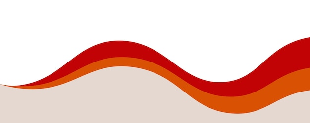 Imagen vectorial de papel de pared de fondo de onda roja Ilustración del diseño gráfico de onda para telón de fondo o pres