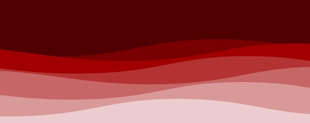 Imagen vectorial de papel de pared de fondo de onda roja Ilustración del diseño gráfico de onda para telón de fondo o pres