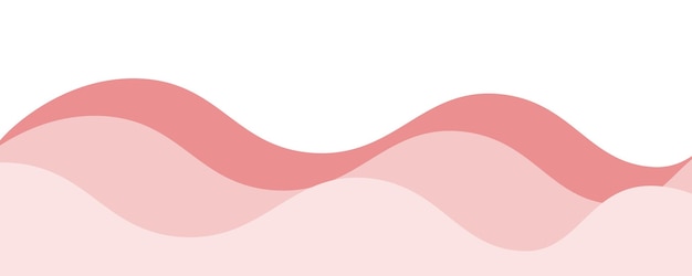 Imagen vectorial de papel de pared de fondo de onda roja Ilustración del diseño gráfico de onda para telón de fondo o pres