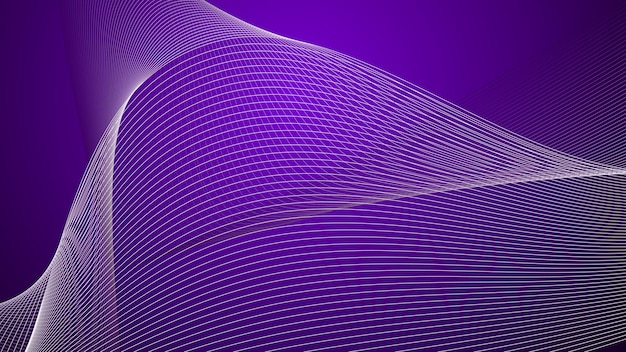 Imagen vectorial de papel tapiz de fondo abstracto púrpura con línea curva para el fondo o la presentación