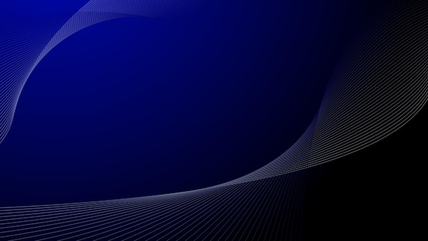 Imagen vectorial de papel tapiz de fondo azul oscuro abstracto para telón de fondo o presentación