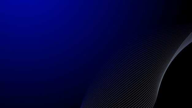 Imagen vectorial de papel tapiz de fondo azul oscuro abstracto para telón de fondo o presentación