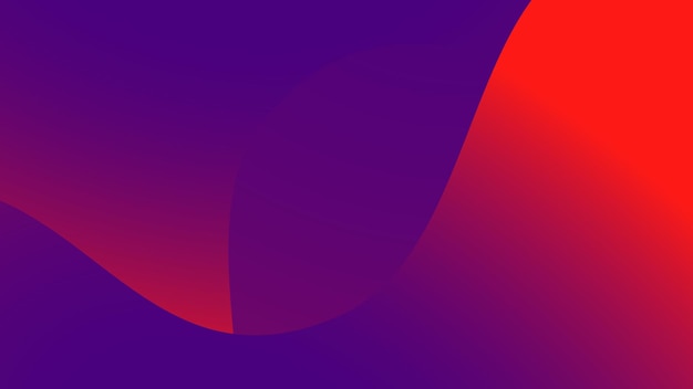 Imagen vectorial de papel tapiz de fondo con gradiente rojo para telón de fondo o presentación Gradiente fluido púrpura