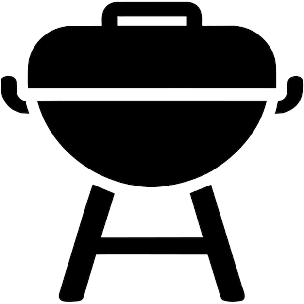 Imagen vectorial de la parrilla de filete con fondo blanco realista y icono centrado