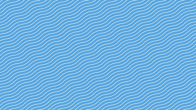 Imagen vectorial de patrón sin costuras ondulado azul claro para telón de fondo o presentación