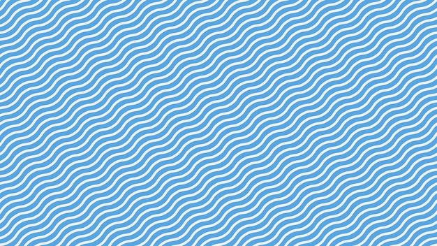 Imagen vectorial de patrón sin costuras ondulado azul claro para telón de fondo o presentación