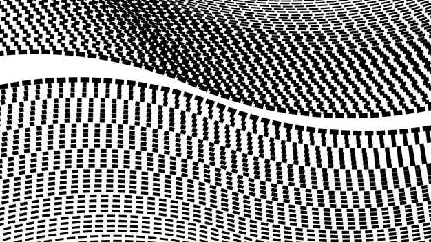 Imagen vectorial de patrón de medio tono en blanco y negro para fondo o papel tapiz medio tono de punto abstracto