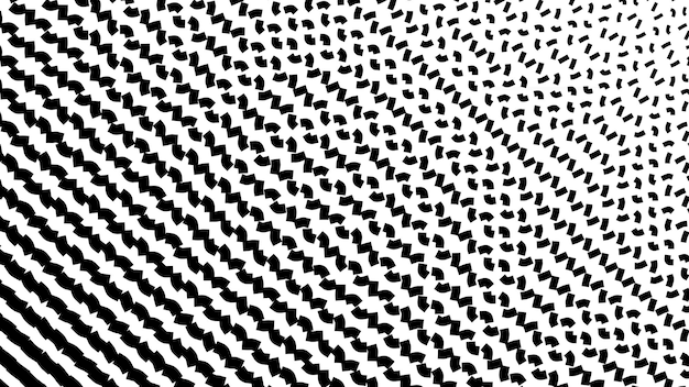Imagen vectorial de patrón de medio tono en blanco y negro para fondo o papel tapiz medio tono de punto abstracto