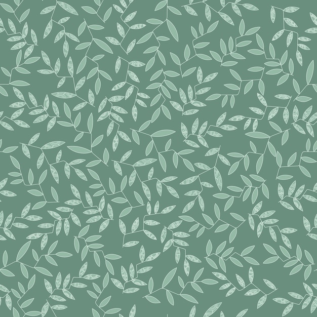 Vector imagen vectorial de plantas abstracción sobre un fondo verde para imprimir en tela o papel