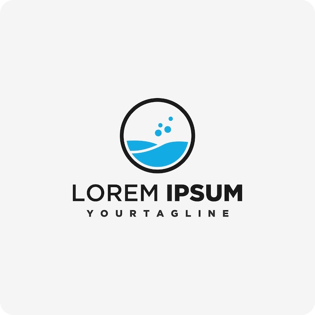 imagen vectorial de plantilla de diseño de logotipo de agua