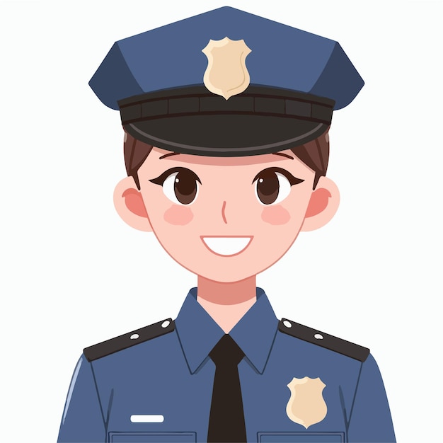 Imagen vectorial de la policía