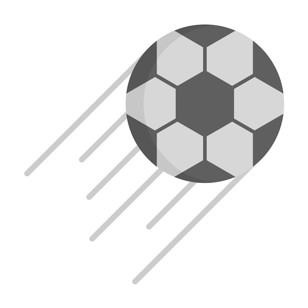 Imagen vectorial rápida del icono de la pelota Se puede usar para el fútbol