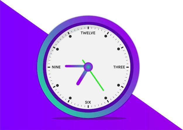 imagen vectorial de reloj de pared