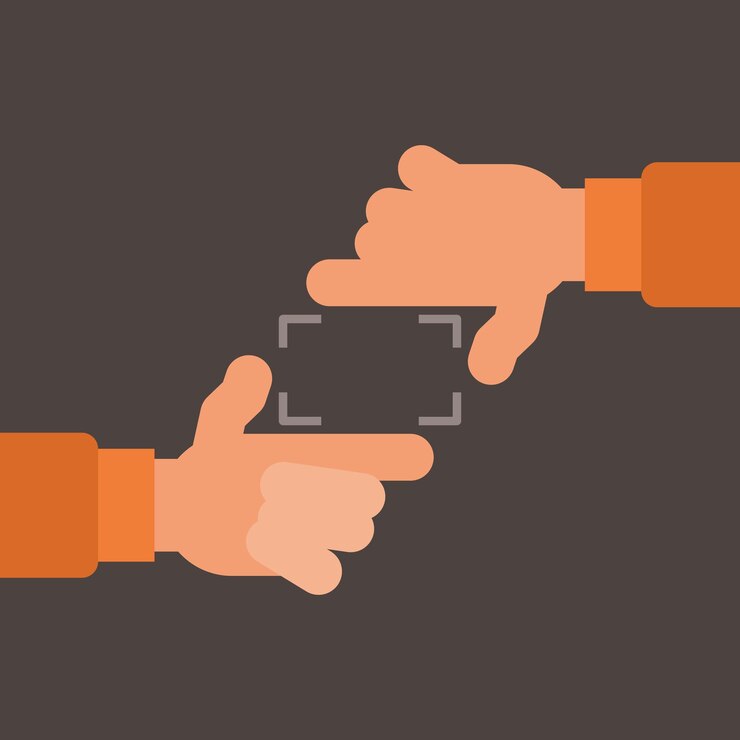 Vector imagen vectorial de un símbolo para comando de recorte en software gráfico aislado sobre fondo transparente