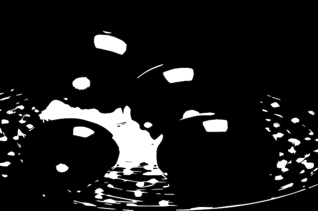 imagen vectorial de textura en blanco y negro para la textura de fondo