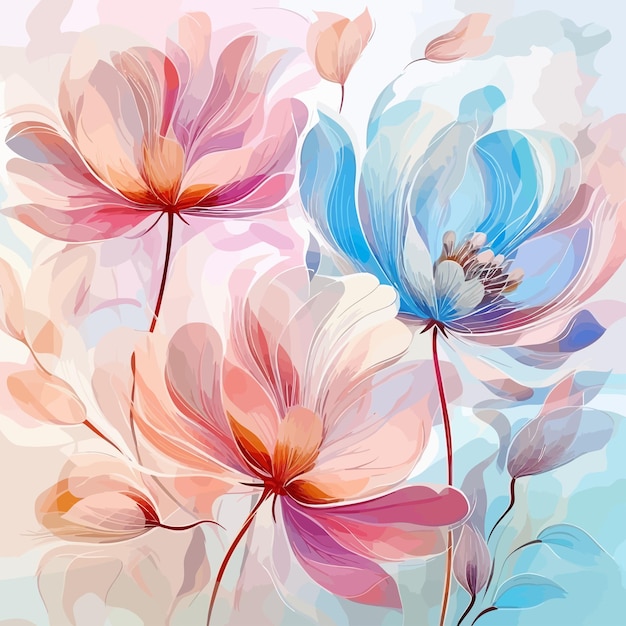 Vector imágenes de arte floral