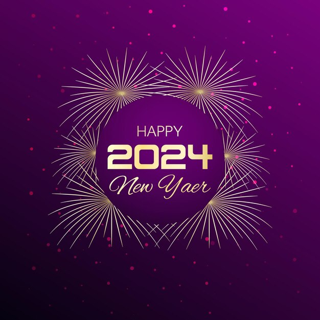 Imágenes creativas de feliz año nuevo 2024 descarga gratuita en calidad HD