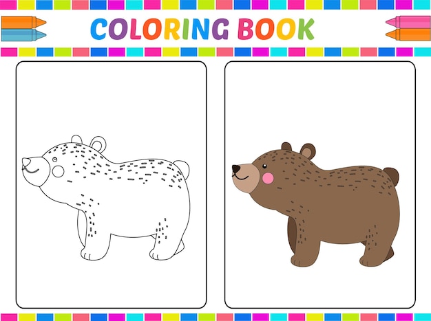 Imágenes de dibujos animados para colorear para niños