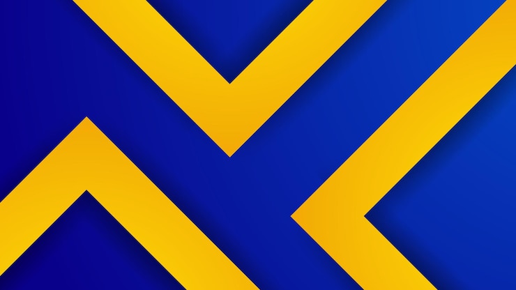 Vector imágenes de diseño de fondo azul y amarillo con gradiente abstracto