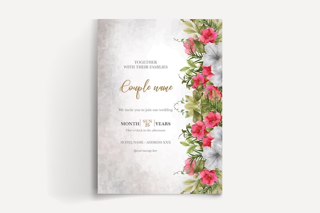 Imágenes de invitación de boda en el jardín