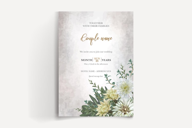 Imágenes de invitación de boda en el jardín