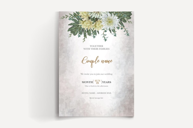 Imágenes de invitación de boda en el jardín