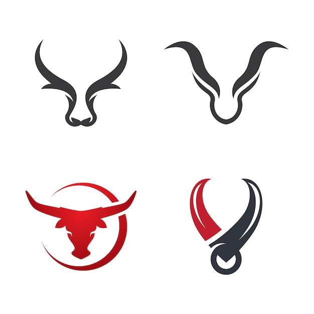 Vector imágenes de logo cabeza de toro