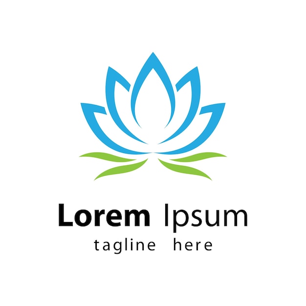 Imágenes de logotipo de loto de belleza