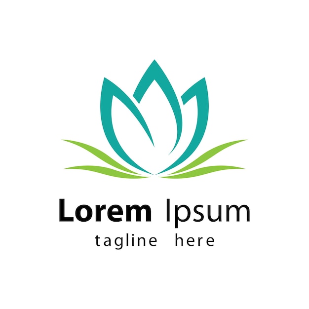 Imágenes de logotipo de loto de belleza