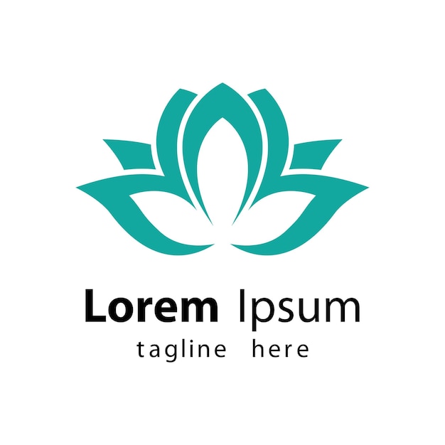 Imágenes de logotipo de loto de belleza