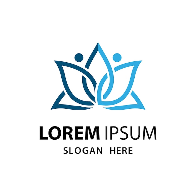 Imágenes de logotipo de loto de belleza