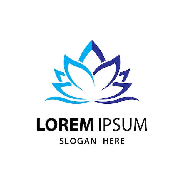 Imágenes de logotipo de loto de belleza