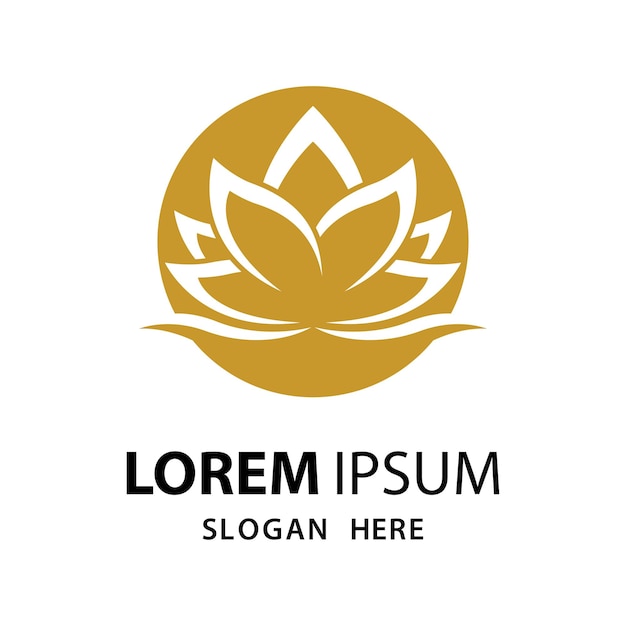 Imágenes de logotipo de loto de belleza