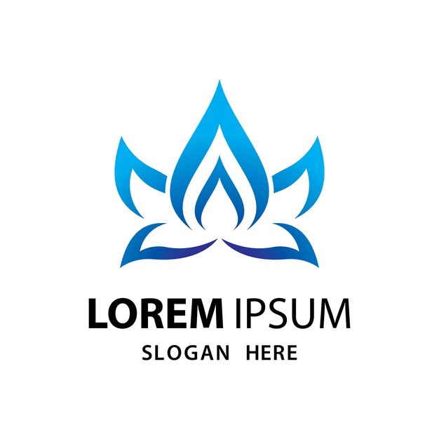 Imágenes de logotipo de loto de belleza