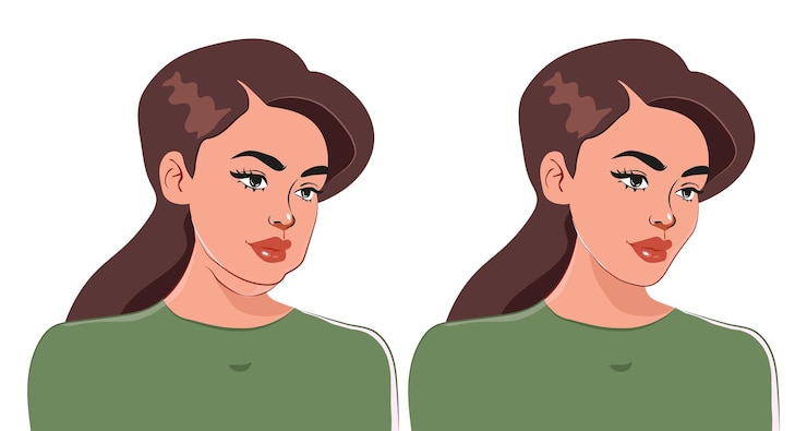 Vector imágenes de mujeres en diferentes situaciones