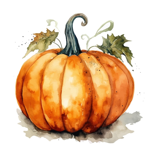 Imágenes Prediseñadas de acuarela de calabaza