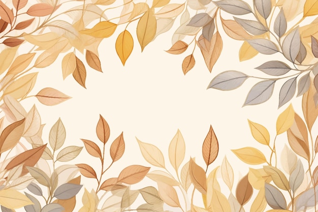 Vector imágenes prediseñadas de vector de patrón de hojas