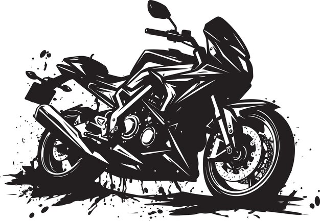 Imaginando la situación de una motocicleta dañada en una colisión