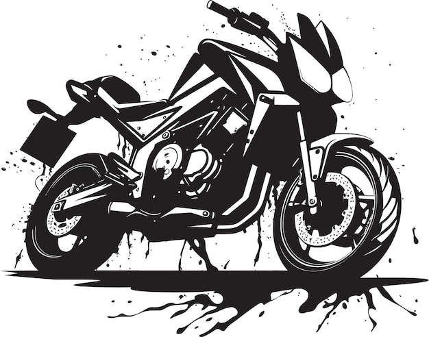 Imaginando la situación de una motocicleta destruida en un accidente