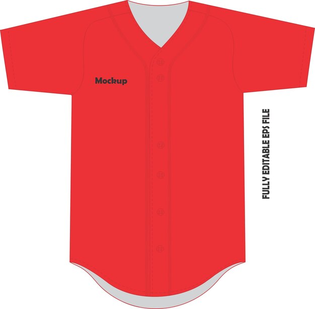 Imitación de la camiseta de béisbol